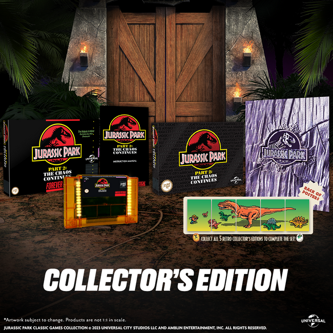 Jurassic Park Part 2: The Chaos Continues Collector's Edition (SNES)