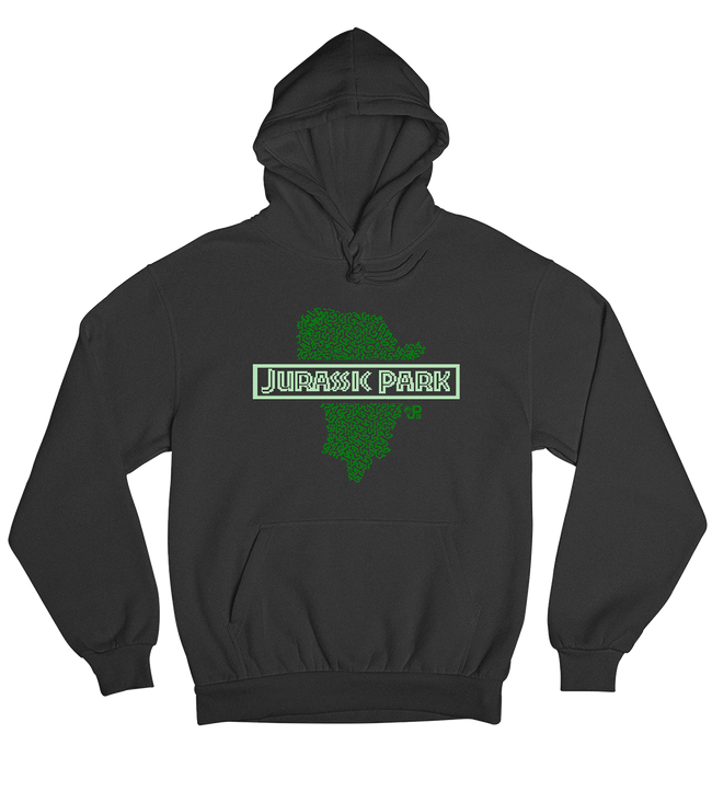 Jurassic Park Isla Nubar Pixel Hoodie