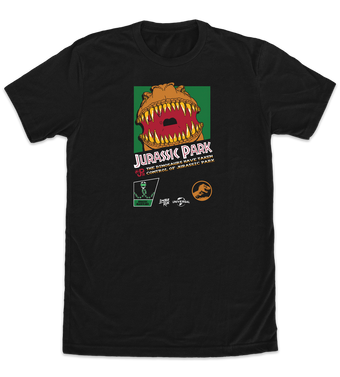 Jurassic Park 8-Bit T-Rex T-Shirt