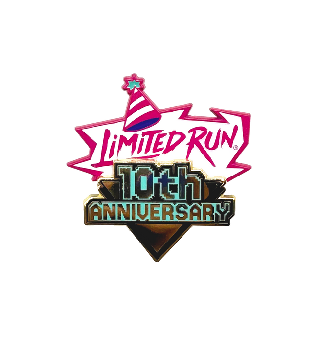 Limited Run 10 Year Anniversary Pin