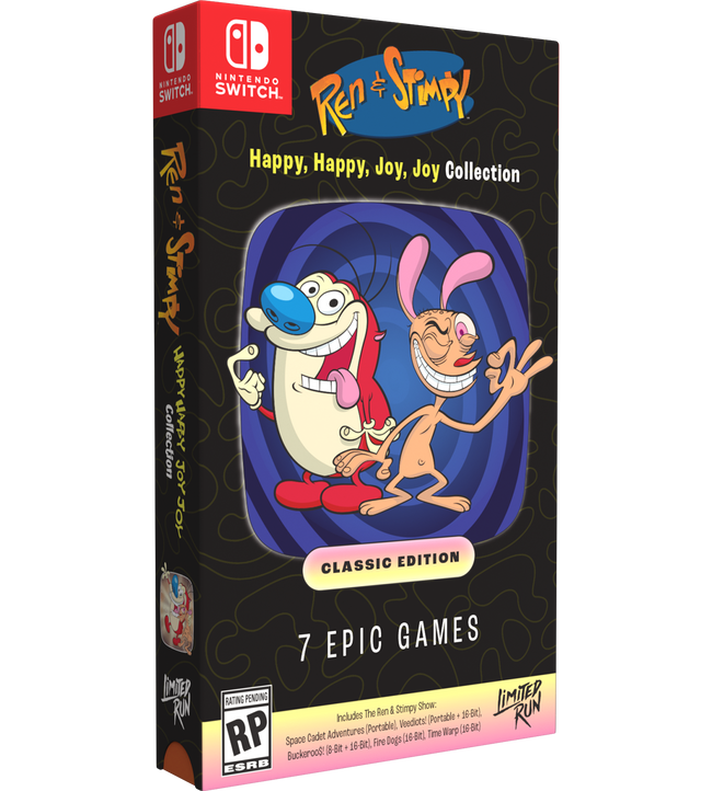 Ren & Stimpy Happy, Happy, Joy, Joy Collection Classic Edition (Switch, PS5, PC)