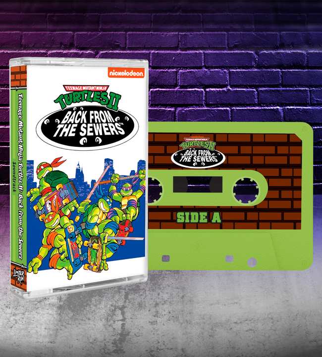 Teenage Mutant Ninja Turtles II: Back from the Sewers - Cassette Soundtrack