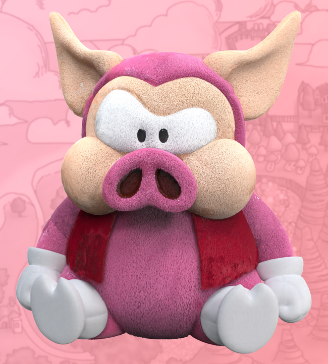 Tomba Koma Pig Plush