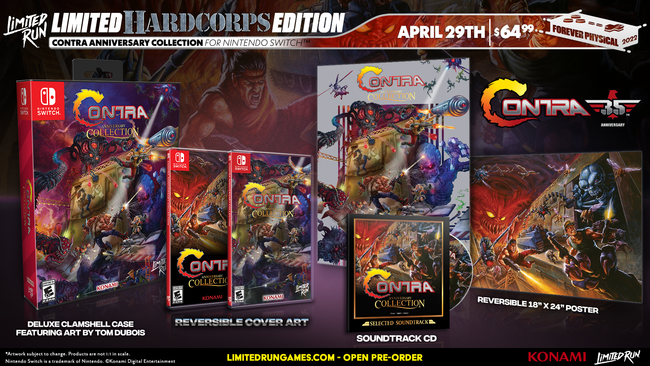 Switch Limited Run #140: Contra Anniversary Collection Hard Corps Edition