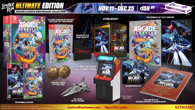 Switch Limited Run #166: Arcade Classics Anniversary Collection Ultimate Edition