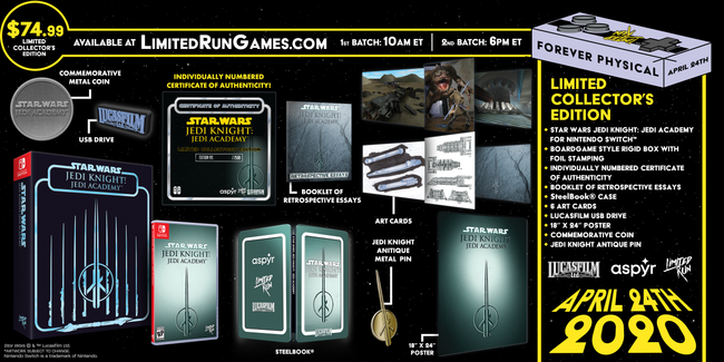 Switch Limited Run #70: Star Wars Jedi Knight: Jedi Academy Premium Edition