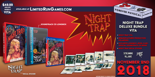 Limited Run #193: Night Trap Classic Edition (Vita)