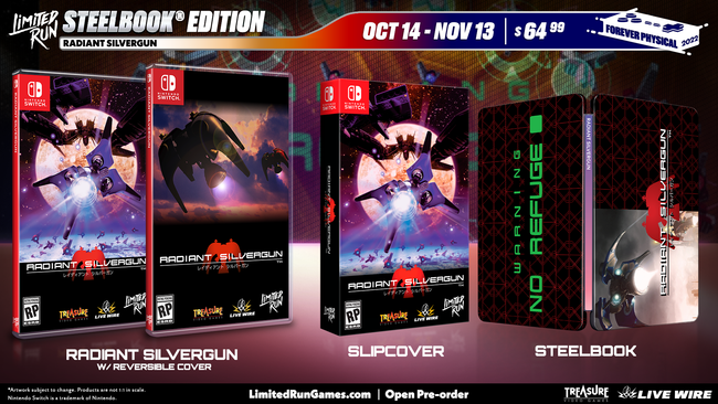 Switch Limited Run #164: Radiant Silvergun SteelBook Edition