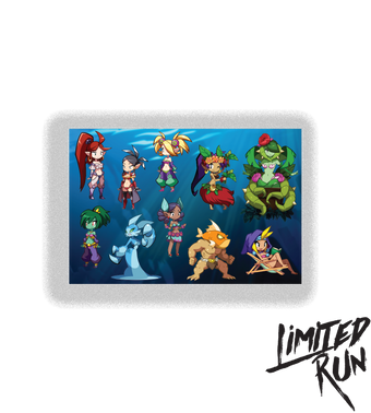 Shantae and the Seven Sirens Sticker Sheet (PAX Exclusive)