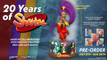 Shantae 20th Anniversary Statue