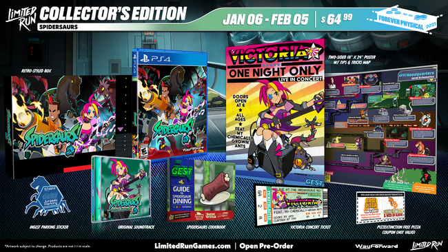 Limited Run #495: Spidersaurs Collector's Edition (PS4)