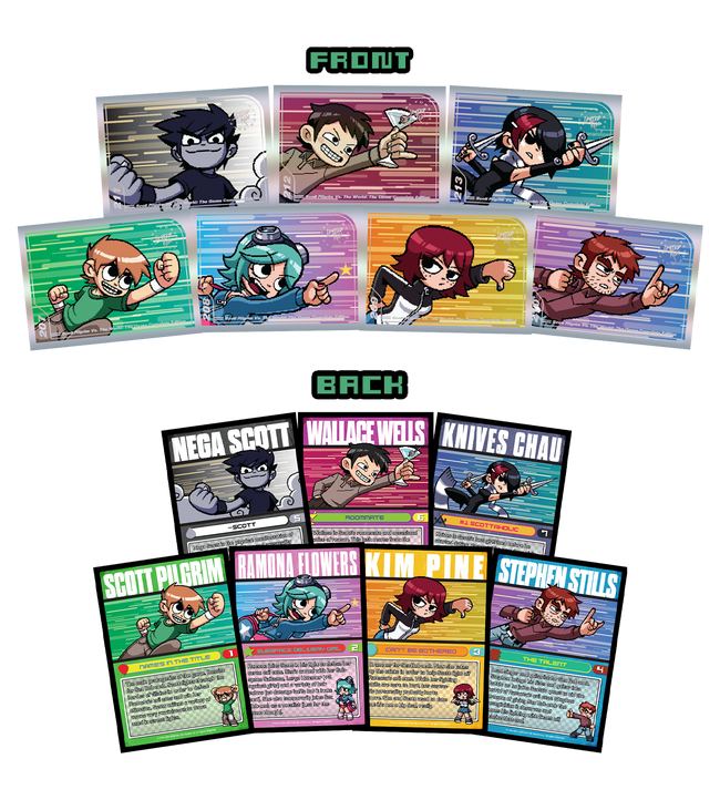 Scott Pilgrim Vs. The World: The Game Limited Run Games Trading Card Pack