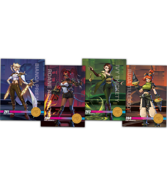 RWBY Arrowfell Team BRIR Trading Card Set