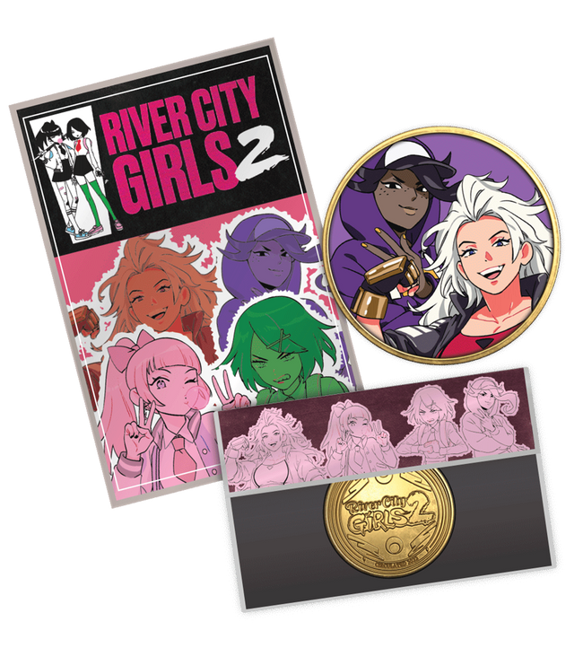 River City Girls 2 Commemorative Collectible Coin