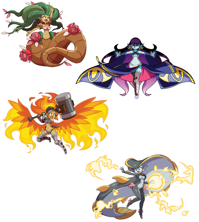 Shantae and the Seven Sirens Fusion Dance Premium Stickers