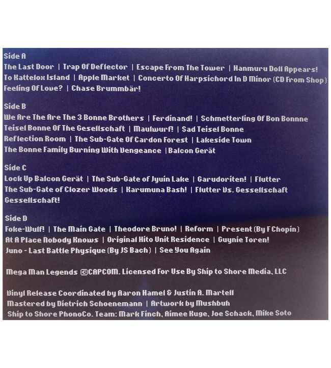 Mega Man Legends - 2LP Vinyl Soundtrack (Exclusive Variant)