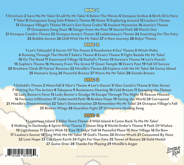 Switch Limited Run #147: Save me Mr Tako: Definitive Edition OST & Plush Bundle