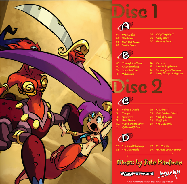 Shantae: Risky's Revenge - 2LP Vinyl Soundtrack