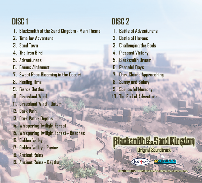 Limited Run #440: Blacksmith of the Sand Kingdom OST Bundle (PS4)