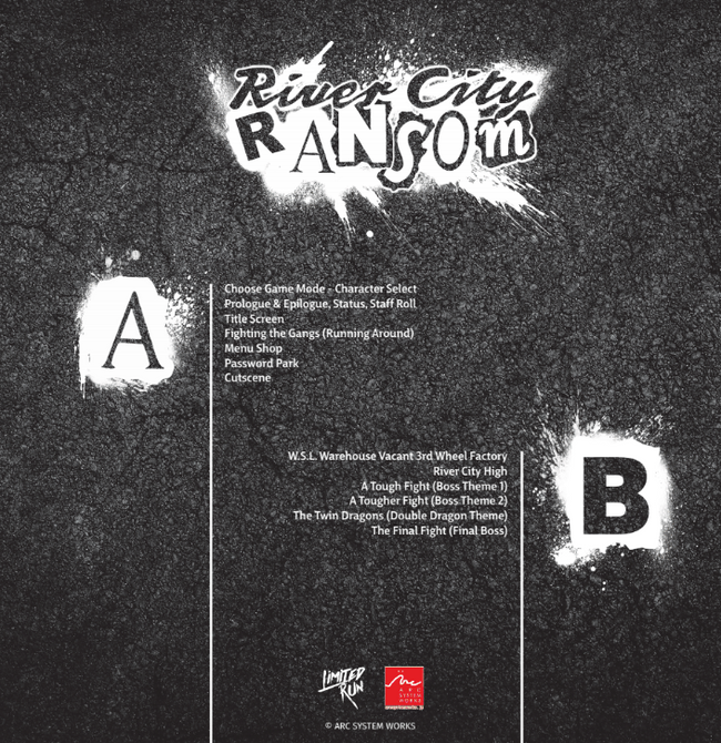 River City Ransom NES - Vinyl Soundtrack