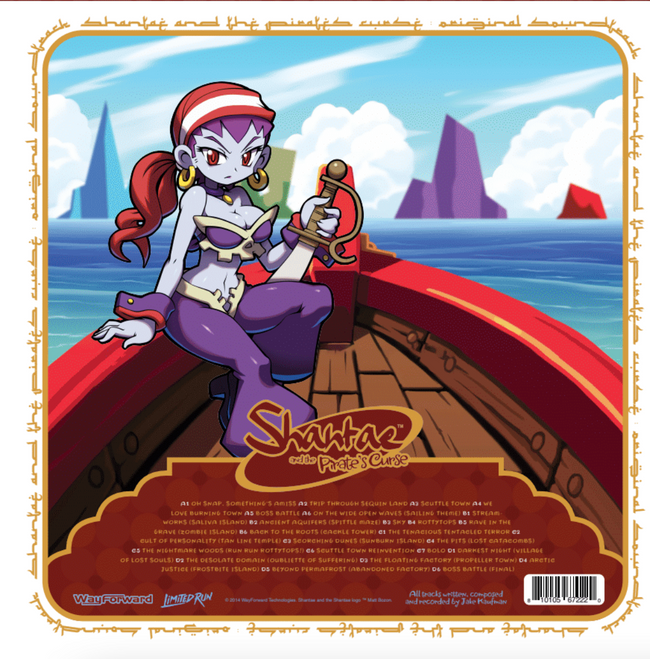 Shantae and the Pirate's Curse - 2LP Vinyl Soundtrack